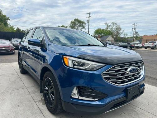 Atlas Blue Metallic 2020 Ford Edge SEL