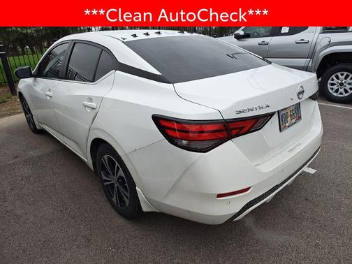 Aspen White Tricoat 2023 Nissan Sentra SV