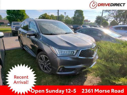 Gunmetal Metallic 2020 Acura MDX Sport Hybrid Advance Package
