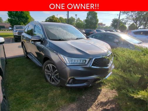Gunmetal Metallic 2020 Acura MDX Sport Hybrid Advance Package