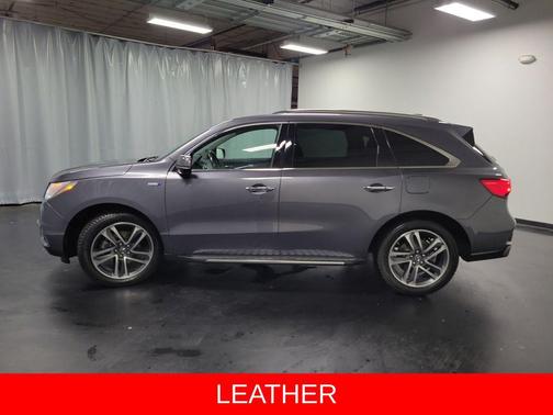 Gunmetal Metallic 2020 Acura MDX Sport Hybrid Advance Package