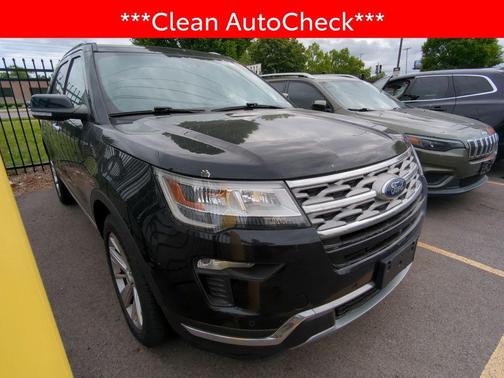Shadow Black 2018 Ford Explorer Limited