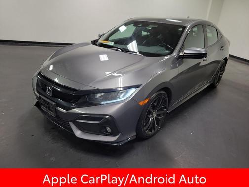Modern Steel Metallic 2021 Honda Civic Sport