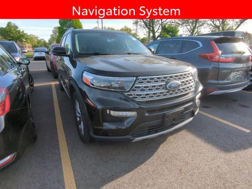 Agate Black Metallic 2021 Ford Explorer Limited