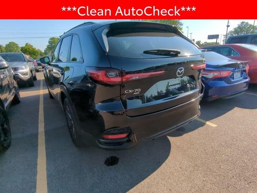 Jet Black Mica 2025 Mazda CX-70 3.3 Turbo Preferred Package