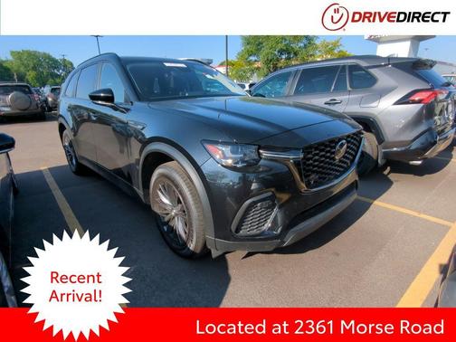 Jet Black Mica 2025 Mazda CX-70 3.3 Turbo Preferred Package