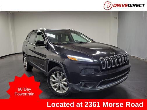 Brilliant Black Crystal Pearlcoat 2016 Jeep Cherokee Limited