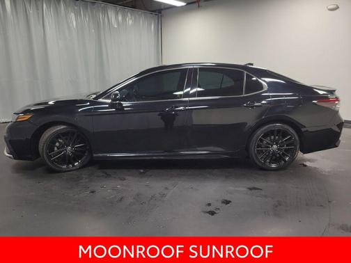 Midnight Black Metallic 2022 Toyota Camry XSE