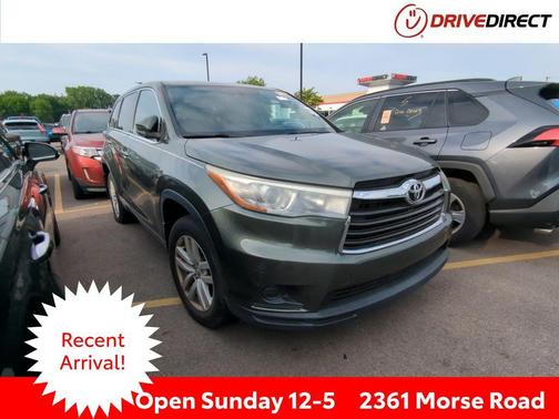 Jade Metallic 2015 Toyota Highlander LE