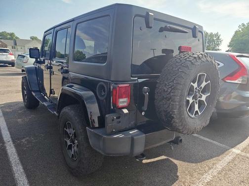Black Clearcoat 2017 Jeep Wrangler Unlimited Sahara