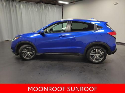 Aegean Blue Metallic 2021 Honda HR-V EX