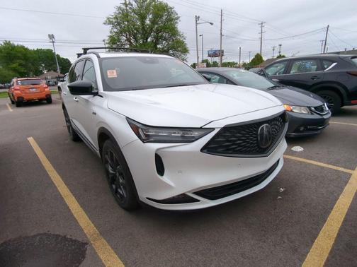 Platinum White Pearl 2022 Acura MDX A-Spec Package