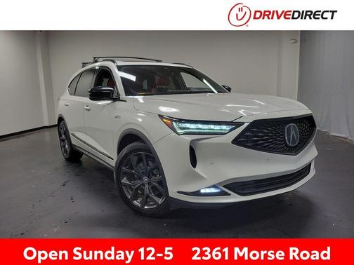 Platinum White Pearl 2022 Acura MDX A-Spec Package