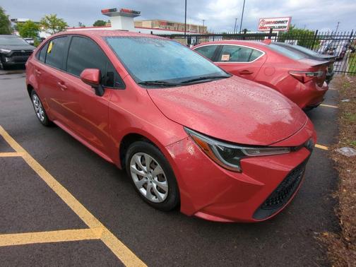 Barcelona Red Metallic 2020 Toyota Corolla LE