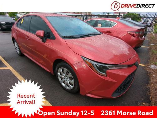 Barcelona Red Metallic 2020 Toyota Corolla LE