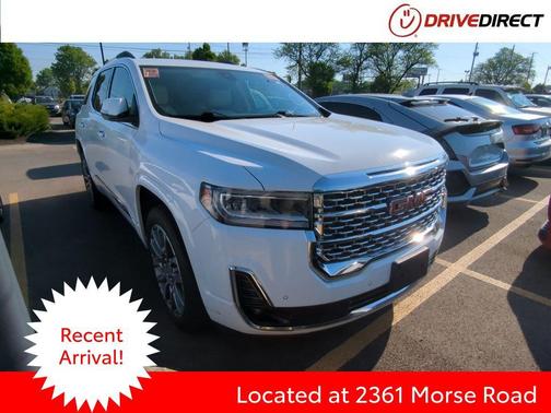Summit White 2023 GMC Acadia Denali