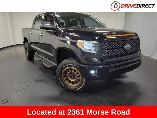 Midnight Black Metallic 2018 Toyota Tundra Platinum