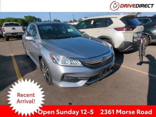 Lunar Silver Metallic 2017 Honda Accord Touring V6