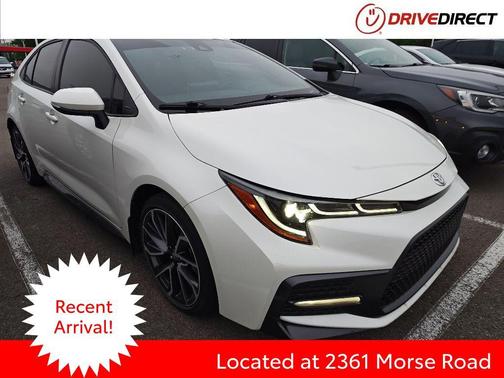 Blizzard Pearl 2021 Toyota Corolla SE