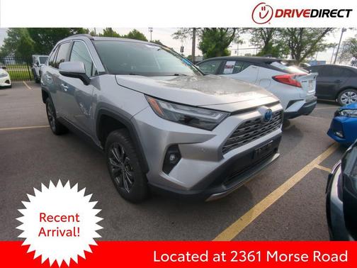 Silver Sky Metallic 2023 Toyota RAV4 Hybrid Limited