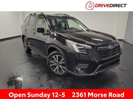 Crystal Black Silica 2023 Subaru Forester Limited