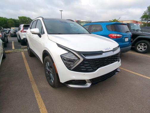 Snow White Pearl 2025 Kia Sportage Hybrid SX-Prestige