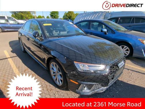 Black Metallic 2019 Audi A4 2.0T Premium Plus