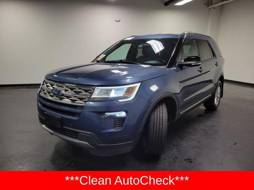Blue Metallic 2018 Ford Explorer XLT
