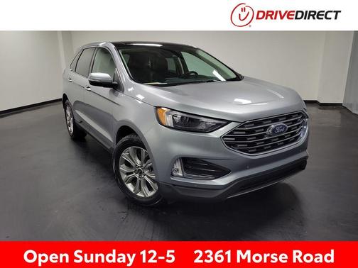 Iconic Silver Metallic 2023 Ford Edge Titanium