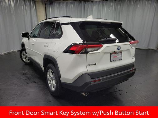 Super White 2021 Toyota RAV4 Hybrid XLE