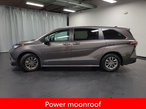 Predawn Gray Mica 2021 Toyota Sienna XLE 7 Passenger