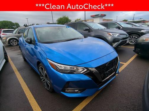 Electric Blue Metallic 2021 Nissan Sentra SR