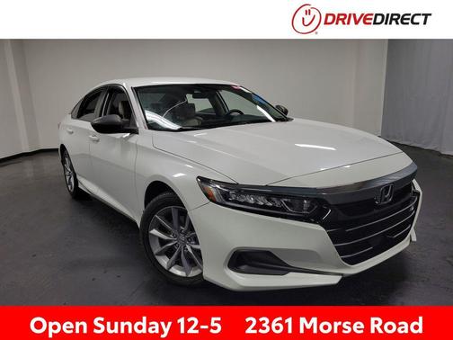 Platinum White Pearl 2021 Honda Accord LX 1.5T