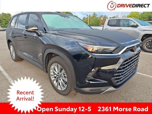 Midnight Black Metallic 2024 Toyota Grand Highlander Platinum SUV