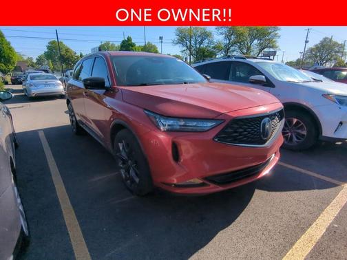 Performance Red 2022 Acura MDX A-Spec Package