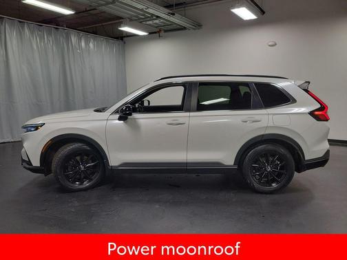 Platinum White Pearl 2025 Honda CR-V Hybrid Sport FWD