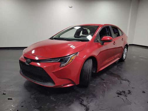 Barcelona Red Metallic 2020 Toyota Corolla LE