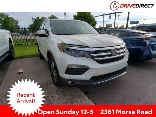 White Diamond Pearl 2016 Honda Pilot Elite