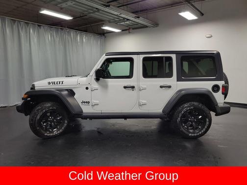 Bright White Clearcoat 2020 Jeep Wrangler Unlimited Willys 4x4