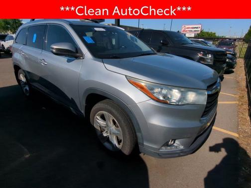 Silver Sky Metallic 2014 Toyota Highlander Limited Platinum