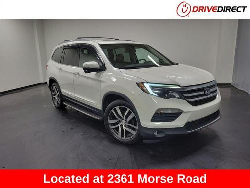 White Diamond Pearl 2016 Honda Pilot Touring