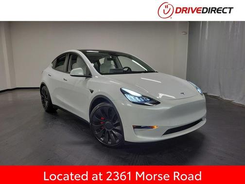 Pearl White Multi-Coat 2020 Tesla Model Y Performance Dual Motor All-Wheel Drive