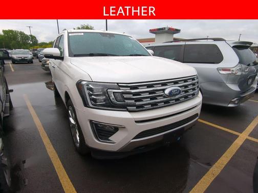 White Platinum Metallic Tri-Coat 2018 Ford Expedition Max Limited