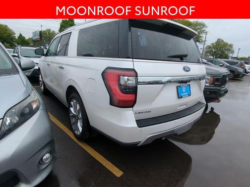 White Platinum Metallic Tri-Coat 2018 Ford Expedition Max Limited