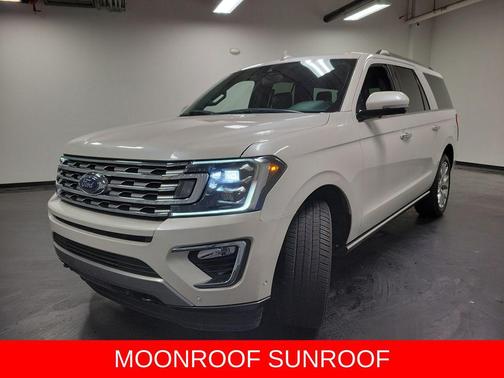 White Platinum Metallic Tri-Coat 2018 Ford Expedition Max Limited