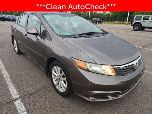 Urban Titanium Metallic 2012 Honda Civic EX-L