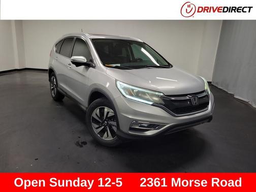 Alabaster Silver Metallic 2015 Honda CR-V Touring