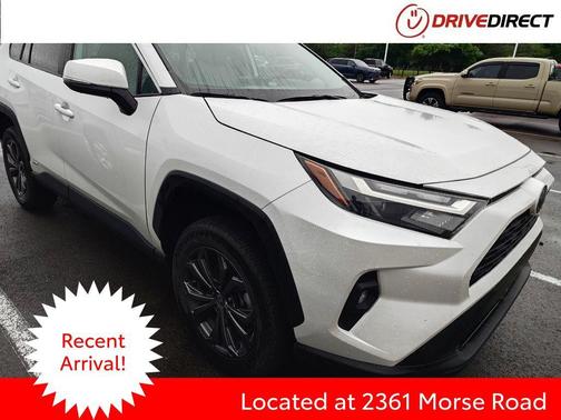 Wind Chill Pearl 2023 Toyota RAV4 Hybrid XLE Premium