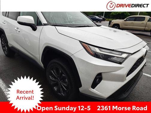 Wind Chill Pearl 2023 Toyota RAV4 Hybrid XLE Premium