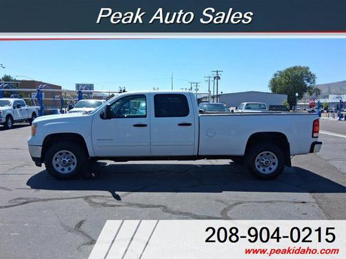 Summit White 2013 GMC Sierra 2500 SLE